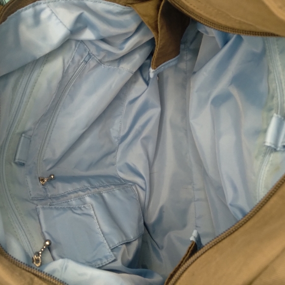 Big brown and blue baggallini bag - Picture 4 of 4